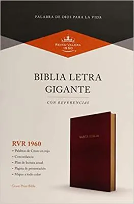 Espagnol, Biblia RVR 60 - Biblia letra gigante con referencias