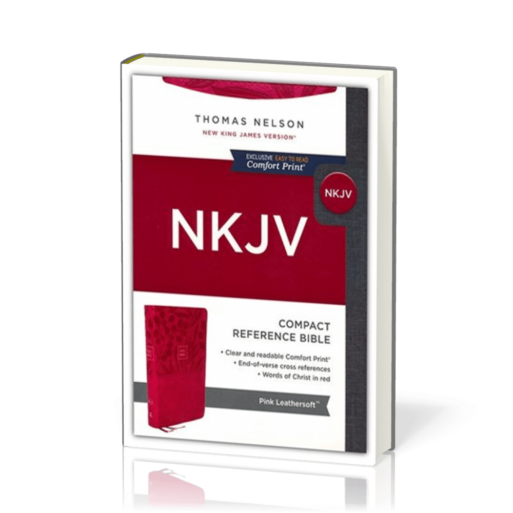 Anglais, Bible NKJV - Compact reference Bible