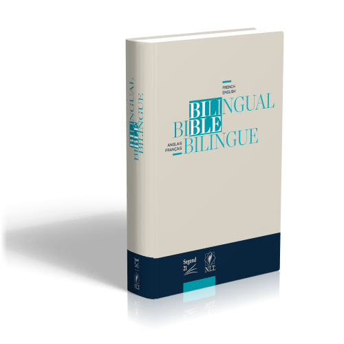 Bilingue français/anglais Bible Segond 21/NLT - bleu couverture rigide