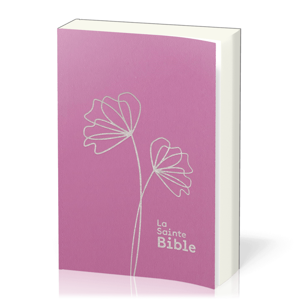 Bible Segond 1910 souple rose