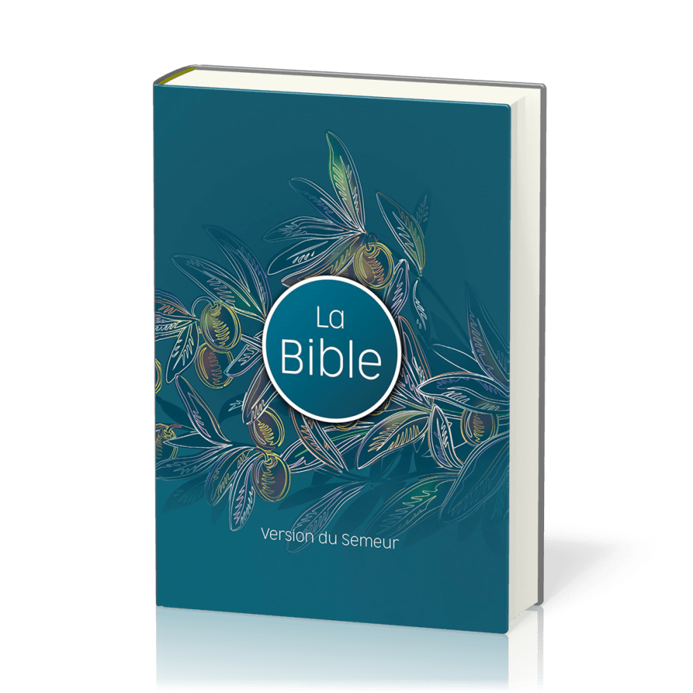 Bible Semeur 2015, couverture rigide illustrée, olivier, tranche blanche
