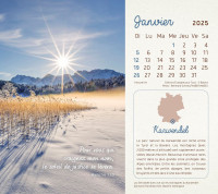 Calendrier Création - cartes postales