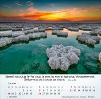 Calendrier Israël Shalom - de table