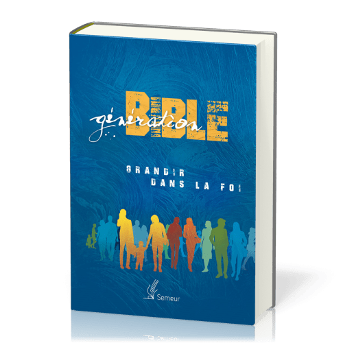 Bible du Semeur 2015 Génération rigide bleu couv. illustrée