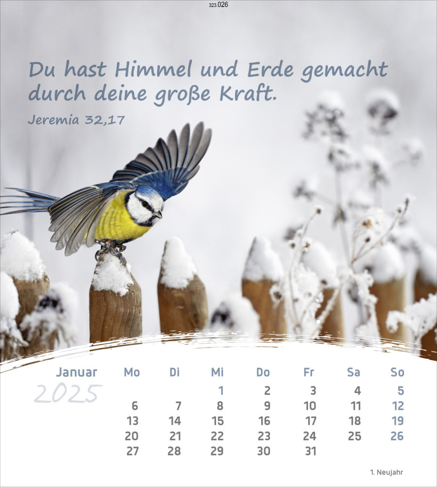 Calendrier La Vie pour toi - allemand -  cartes postales