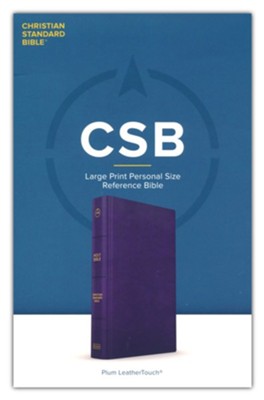 Anglais, Bible CSB, Large print personal size reference Bible