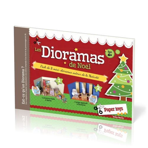 Dioramas de Noël (Les) - Pack de 8 mini-dioramas autour de la nativité