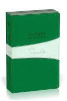 Bible Segond 21 Vie Nouvelle - souple - duo verte - tranche argent avec boîtier