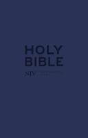 Anglais, NIV Bible navy with zip