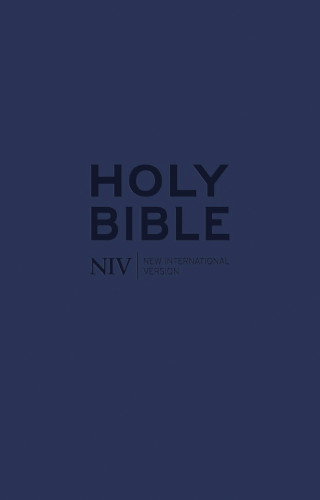 Anglais, NIV Bible navy with zip