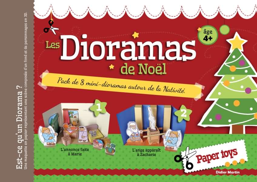 Dioramas de Noël (Les) - Pack de 8 mini-dioramas autour de la nativité