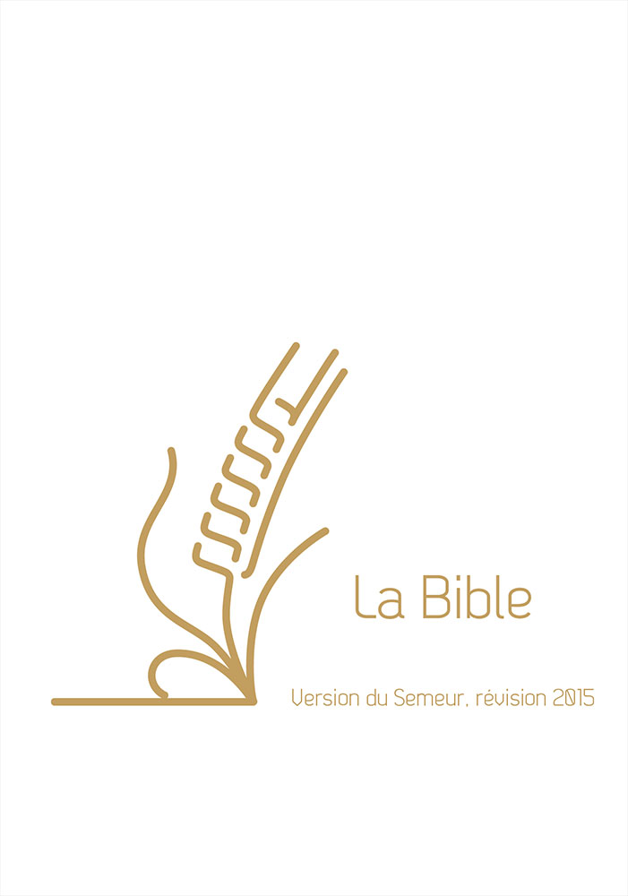 Bible du Semeur 2015 rigide blanc renfort lin tranche or