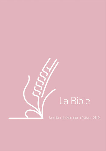 Bible du Semeur 2015 poche souple vivella rose ferm. éclair
