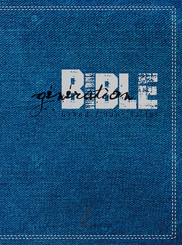 Bible du Semeur 2015 Génération souple bleu jeans