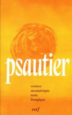 Psautier : version oecuménique, texte liturgique