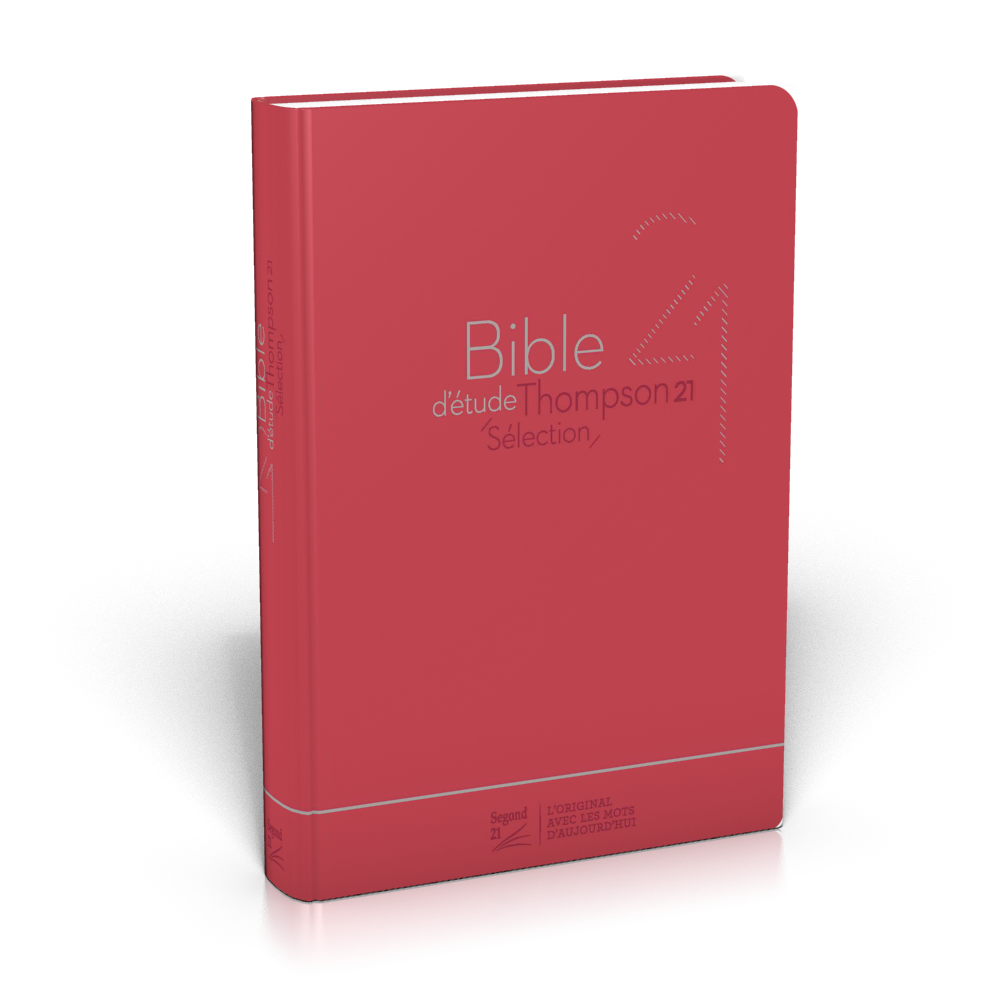 Bible d'étude Thompson 21 Sélection - couverture souple rouge
