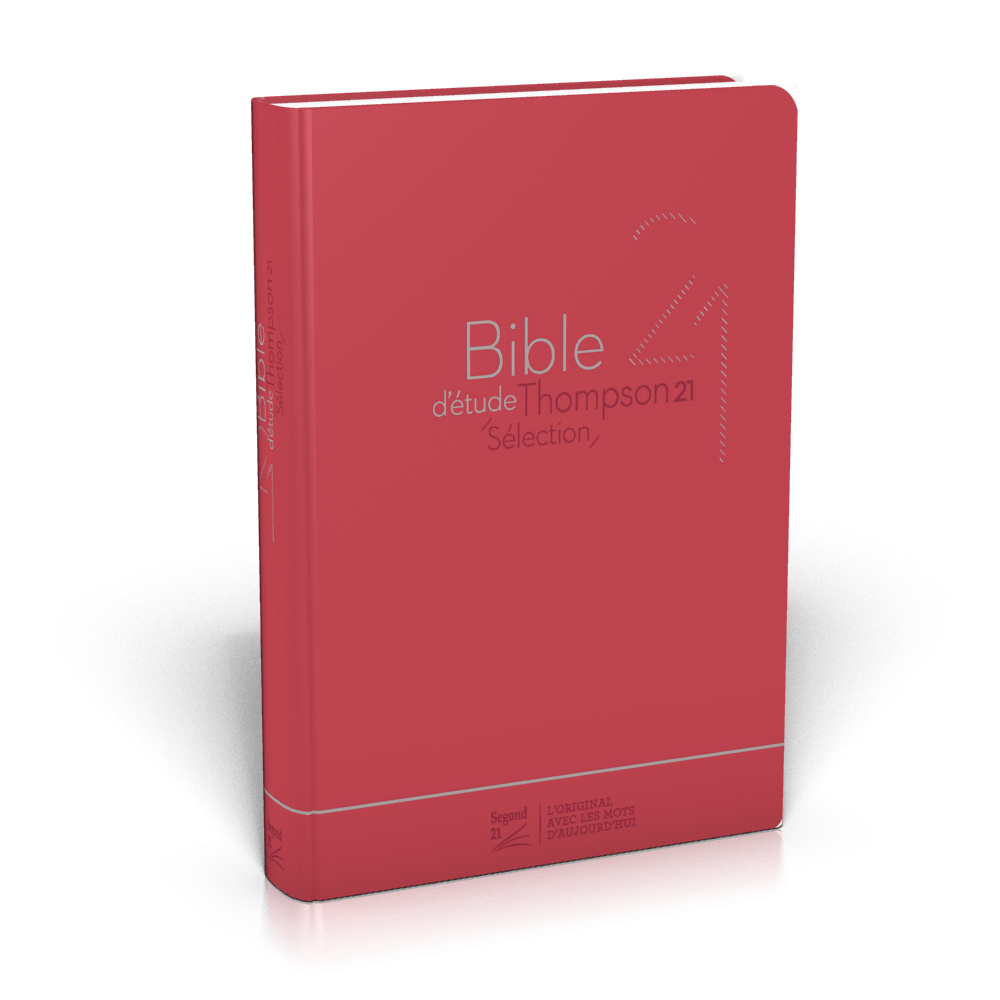 Bible d'étude Thompson 21 Sélection - couverture souple rouge