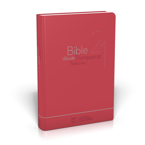 Bible d'étude Thompson 21 Sélection - couverture souple rouge