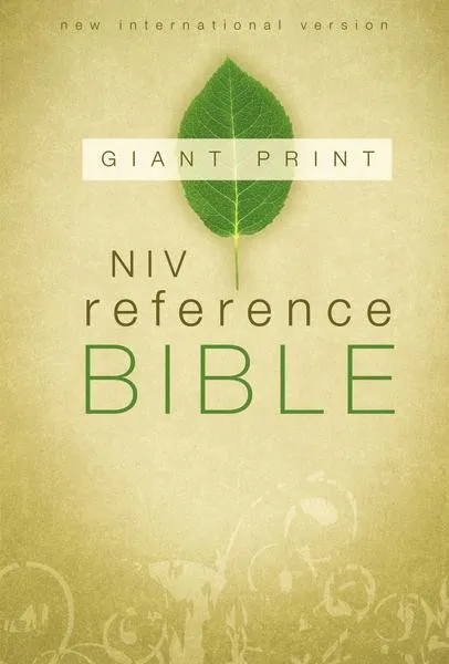 ANGLAIS, BIBLE NIV REFERENCE, GIANT PRINT
