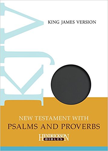 ANGLAIS N.T. KING JAMES VERSION PSAUMES ET PROV. CUIR NOIR