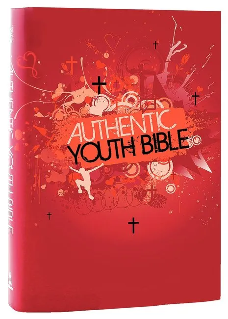 Anglais, Bible ERV Authentic Youth Bible - red