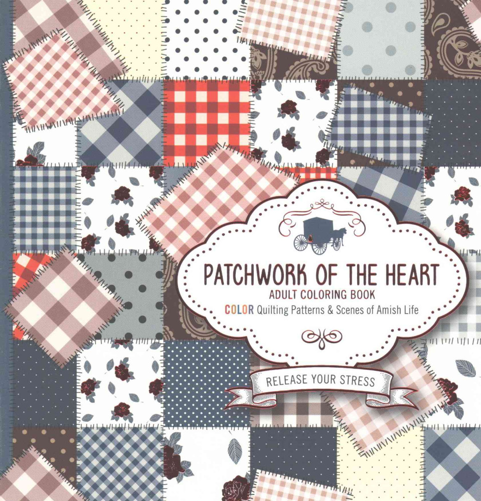 Patchwork of the Heart - Adult colouring book