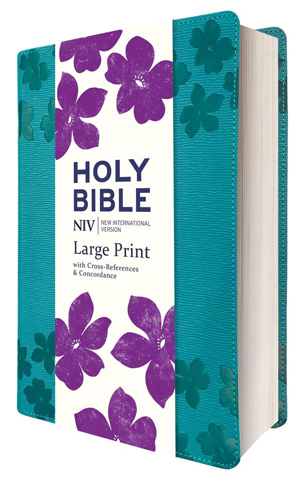 Anglais, Bible NIV, large print - Reference Bible