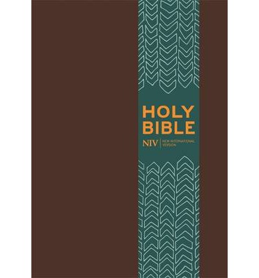 Anglais, Bible NIV, pocket brown imitation leather