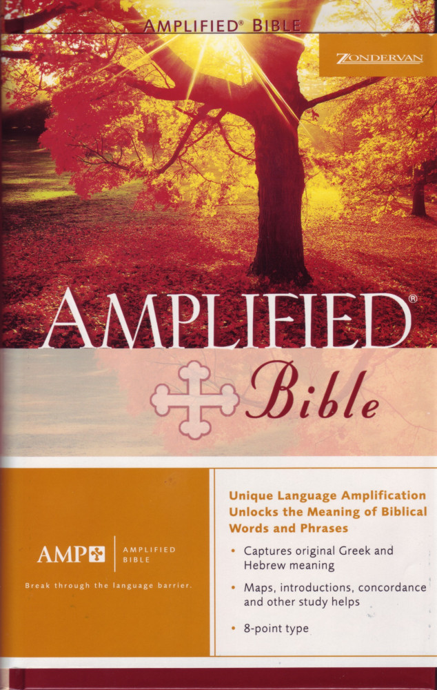 BIBLE ANGL. AMPLIFIED RELIEE