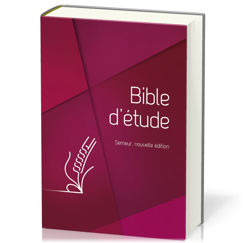 Bible d'étude Semeur 2015 rigide rouge