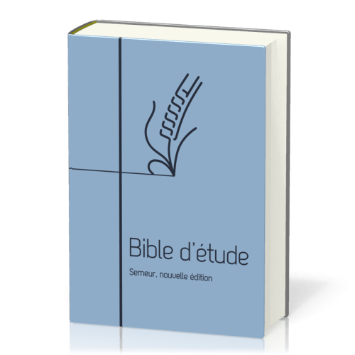 Bible d'étude Semeur 2015 souple bleu