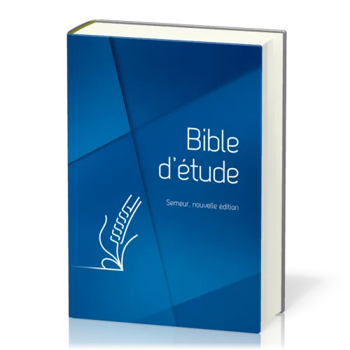 Bible d'étude Semeur 2015 rigide bleu
