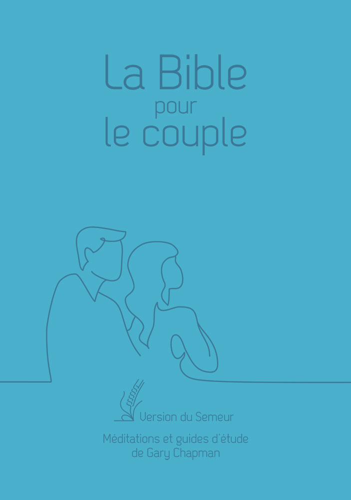 Bible du Semeur 2015 pour le couple, souple bleu