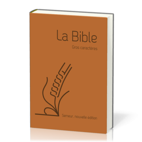 Bible du semeur, gros caractères, souple marron