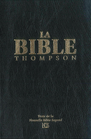 Bible Thompson version NBS - Couverture rigide noire