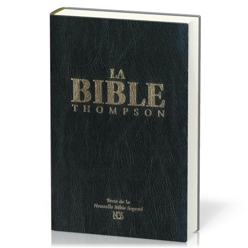 Bible Thompson version NBS - Couverture rigide noire