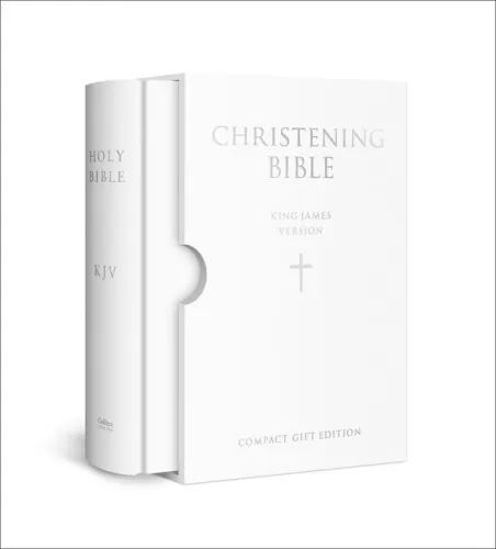Anglais, Bible KJV, Christening Bible, Compact Gift Edition, White