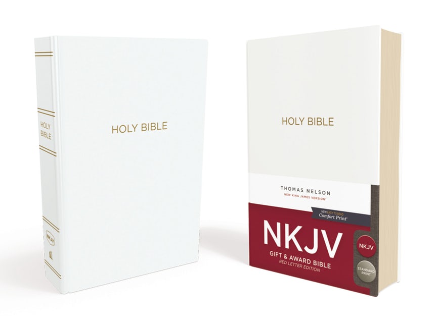 Anglais, Bible NKJV - White, red letter