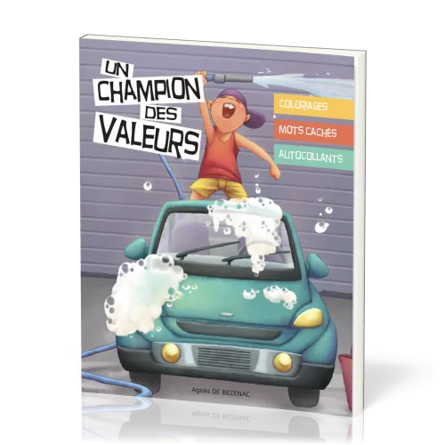 Un champion des valeurs - Coloriages et mots cachés