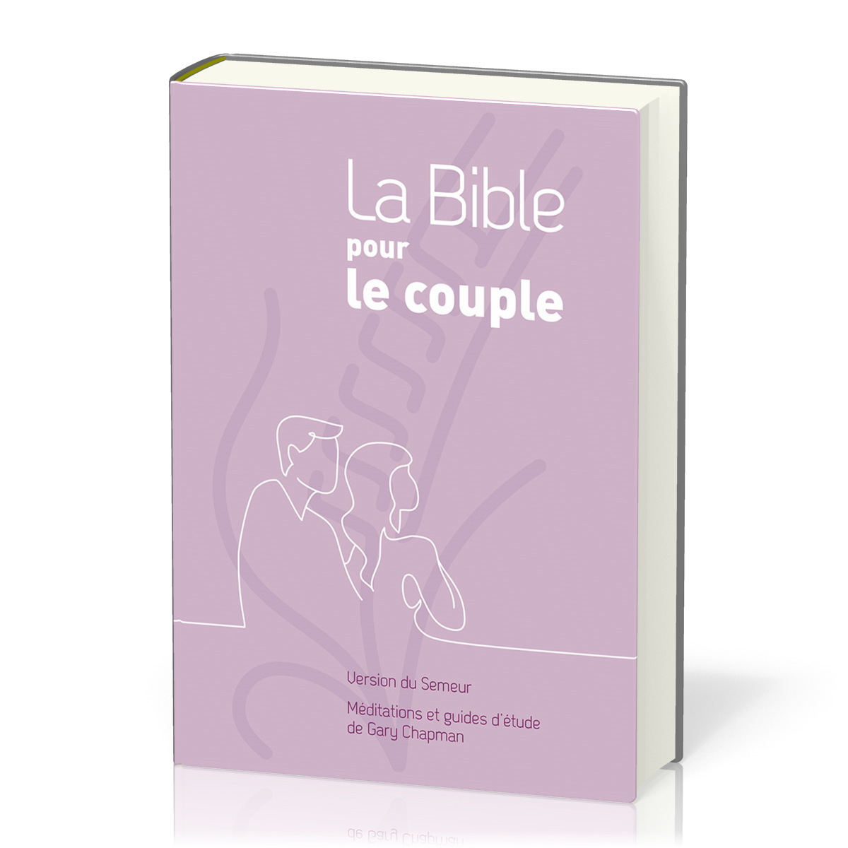 Bible du Semeur 2015 pour le couple, rigide mauve - Méditations et guide d'étude de Gary Chapman
