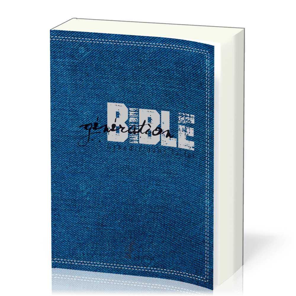 Bible du Semeur 2015 Génération souple bleu jeans