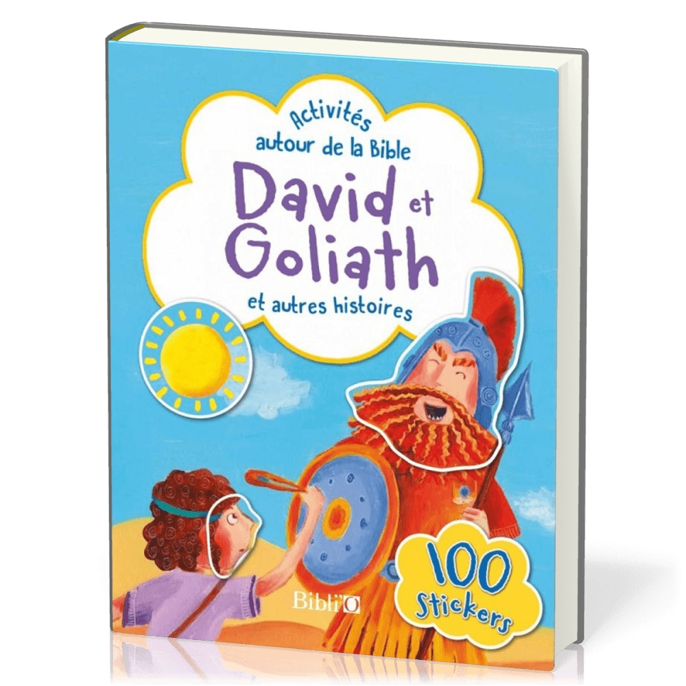 David et Goliath - Activités autour de la Bible avec 100 stickers