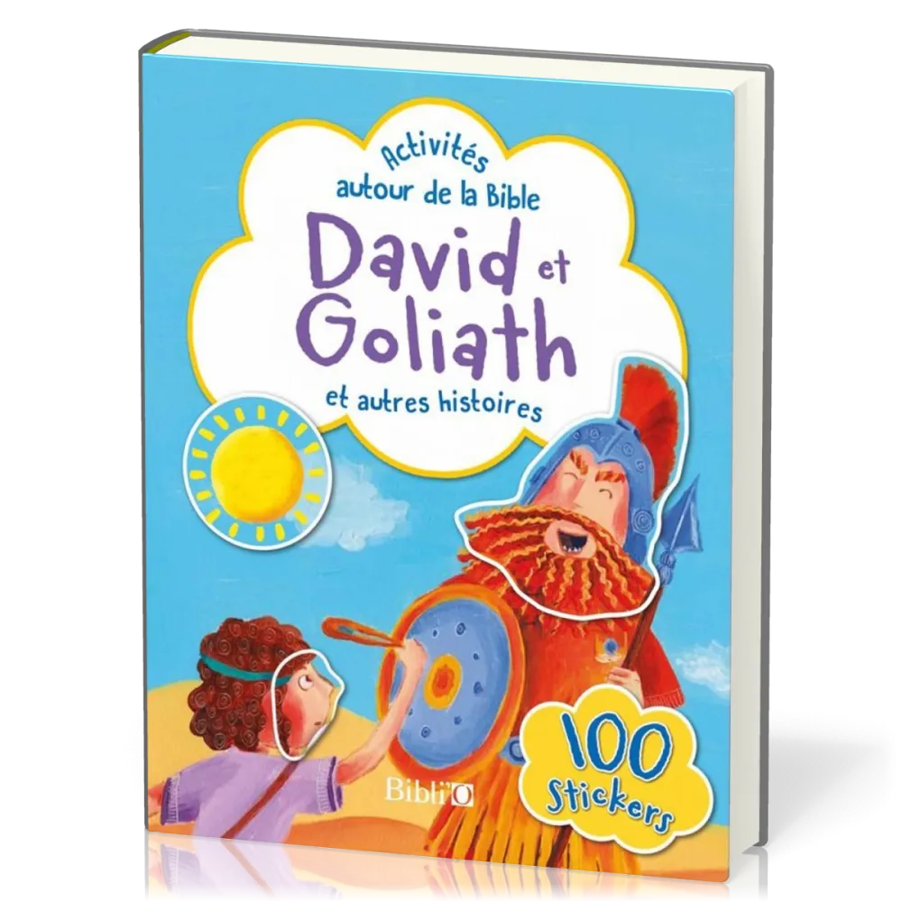 David et Goliath - Activités autour de la Bible avec 100 stickers