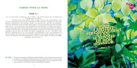 Un jardin pour planète - Parcours ZeBible (Livret)
