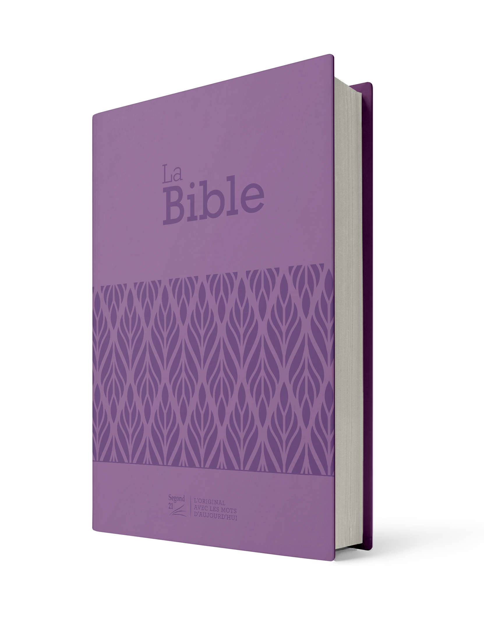 Bible Segond 21 compacte - Couverture souple Vivella violet