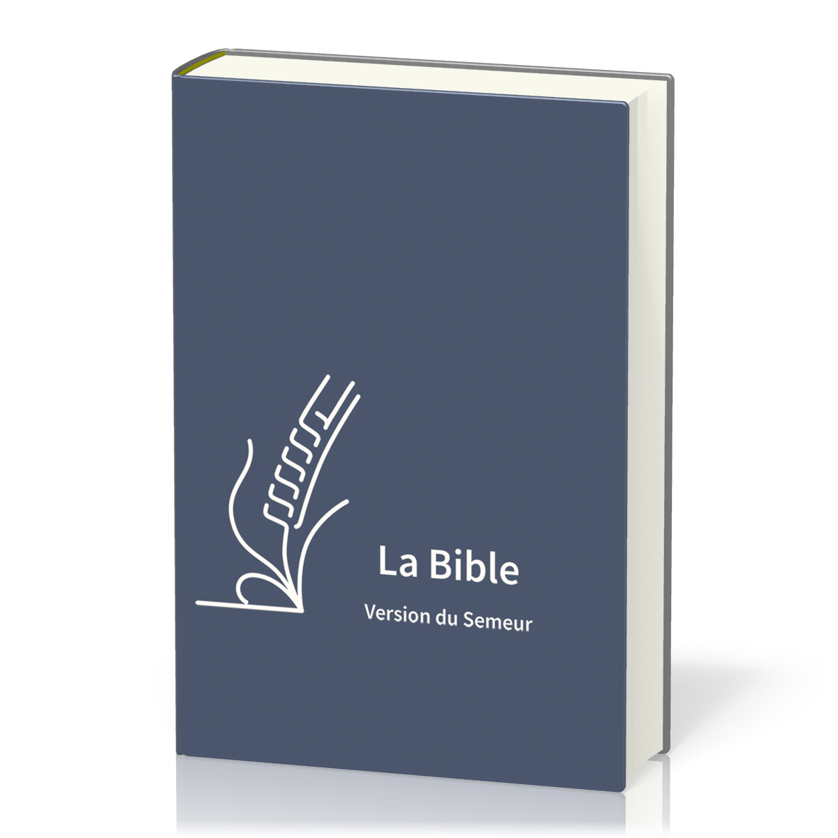 Bible Semeur 2015, couverture skivertex semi-souple bleue, avec zip