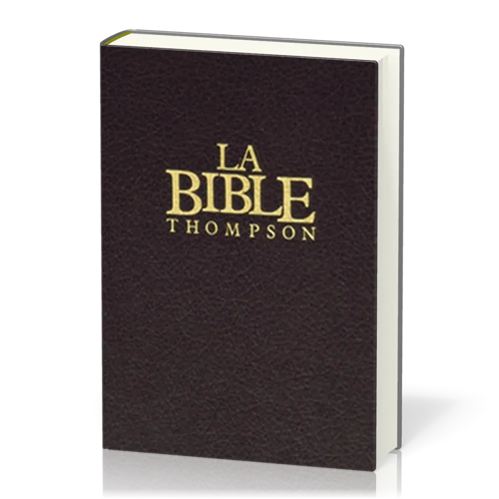 Bible Thompson version Colombe - Couverture rigide grenat, avec onglets