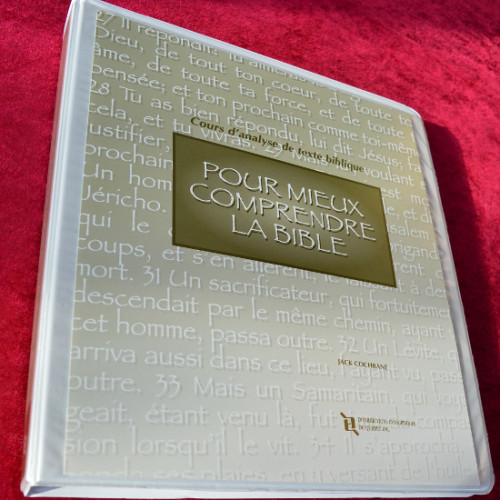 Pour mieux comprendre la Bible  - Classeur du cours