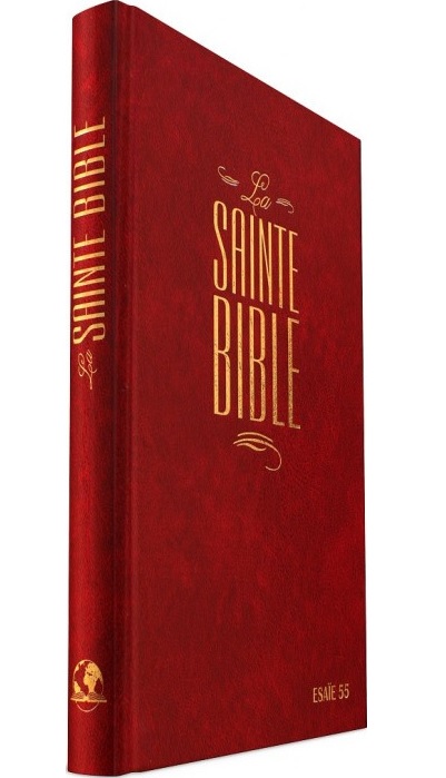 Bible Segond Esaïe 55 rigide similicuir bordeaux 252