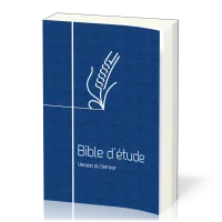 Bible d'étude Semeur 2015 couverture souple bleue tranche blanche